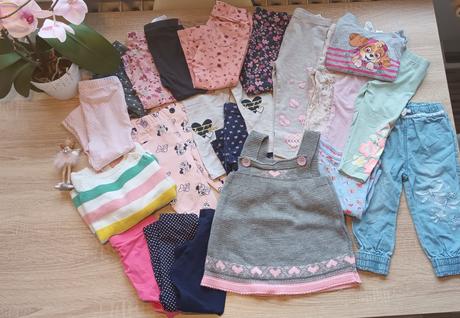 Balík pre dievčatko veľkosť č. 86, 21 kusov, 86–98