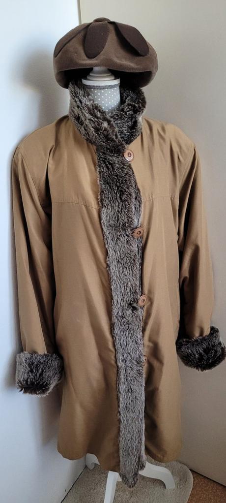 Dámsky teplý kabát, xxl