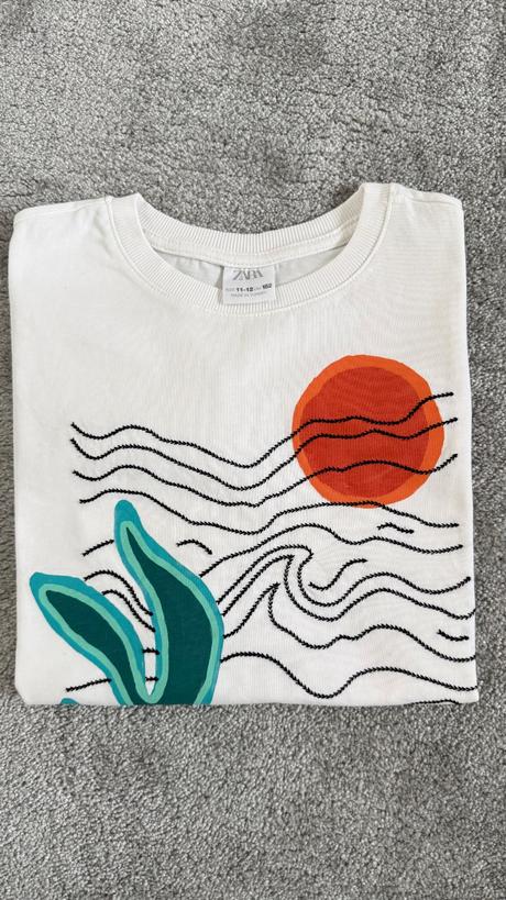 Tričko s oceánom, zara,152