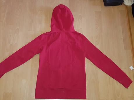 Cervena mikina, h&m,s