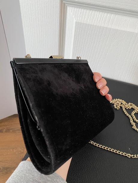 Semišová vintage kabelka, 