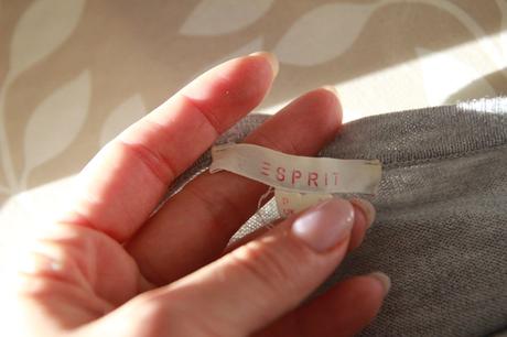 Bledo šedý svetrík, esprit, s, esprit,s