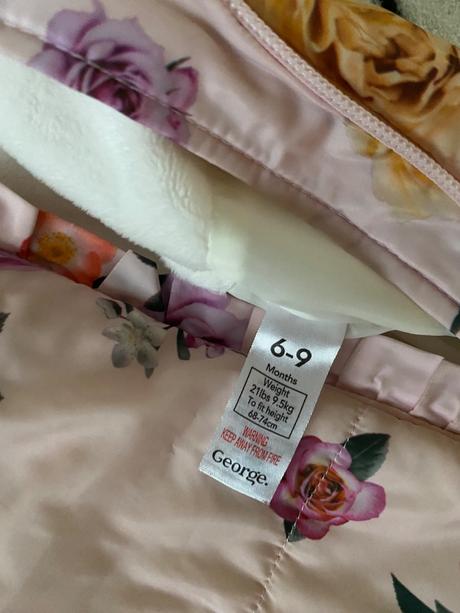 Zimný kvetinový overal george 6-9m, george,74