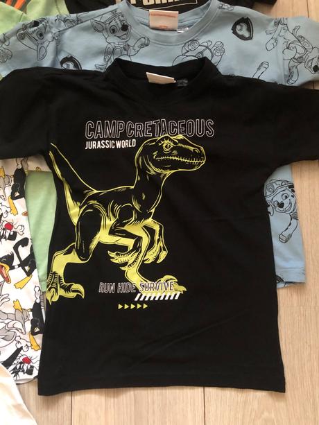 Trička s krátkym rukavom/bez rukávov 14ks, f&f,128