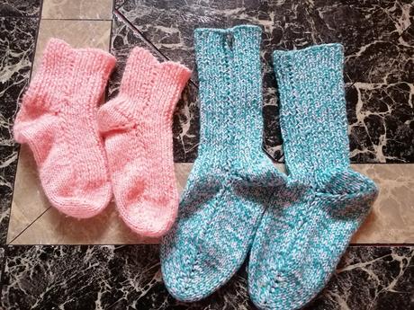 Ponožky hrubé 19,22 cm.    2 ks, 26