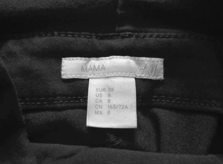 Tehotenské nohavice veľ. 38, h&m,m
