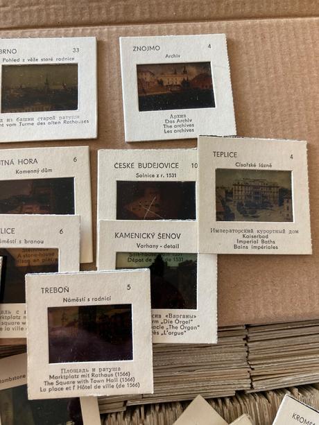 Diapozitívy orbis čssr 1966,