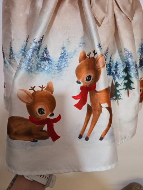 Šaty h&m so zimným motívom 122/128, h&m,122