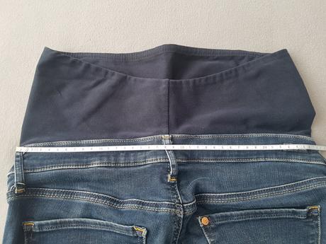Tehotenské rifle h&m mama skinny a c&a, h&m,m