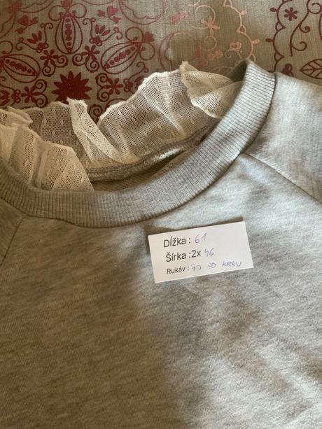 Mikina sivej farby, gate,xs