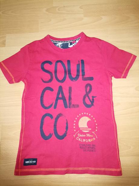 Chlapčenské tričko červené na 9-10r., 140