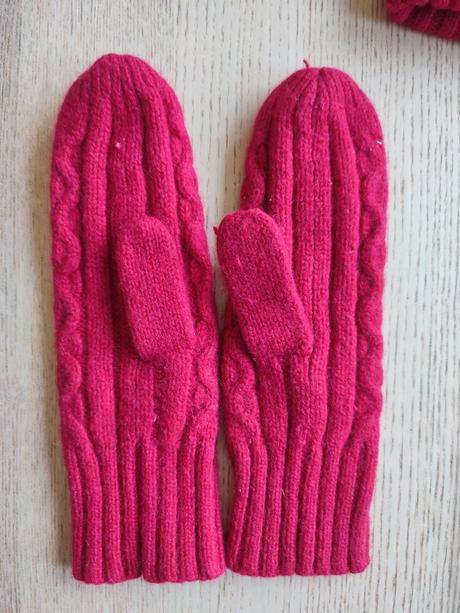 Vlnená súprava čiapka + palčiaky 9-12 rokov, aeropostale,134