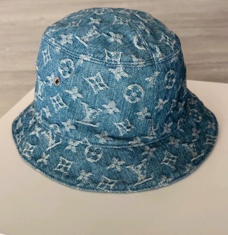 Denim klobúk louis vuitton, louis vuitton,m