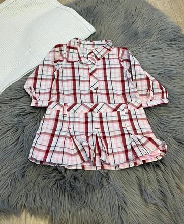 Dievčenské kockované šaty h&m, h&m,74