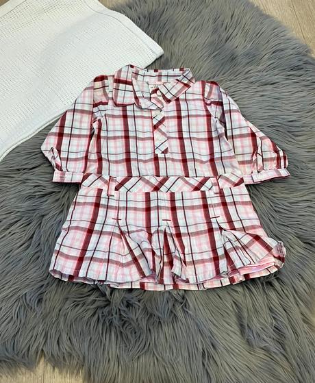 Dievčenské kockované šaty h&m, h&m,74