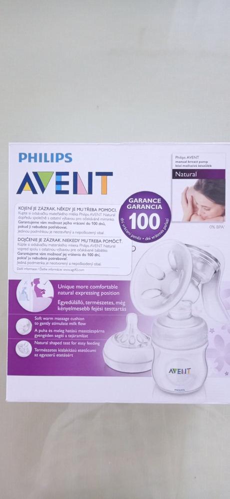 Len dvakrát použitá odsávačka materského mlieka, 