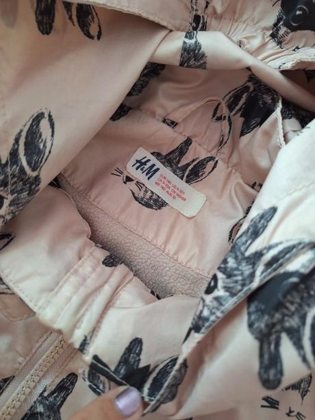 Zateplena bundicka, h&m,140