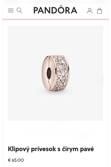 Pandora roségold náramok a korálky, pandora