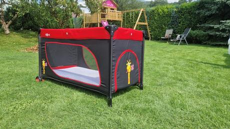 Cestovná postieľka so zvýšeným dnom, šírka (cm): 60,dĺžka (cm): 120