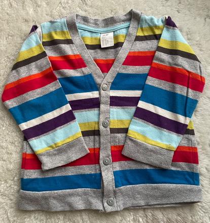 Bavlneny pasikavy svetrik h&m, h&m,80