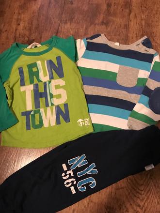 Trička hm +tepláky vel.92, 92