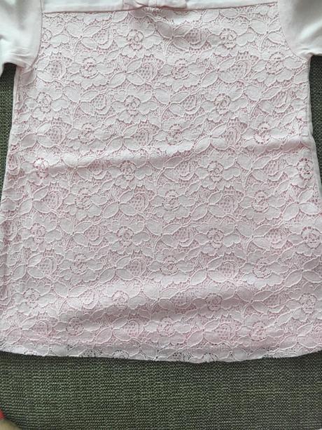 Slávnostné tričko/ tunika s čipkou, dopodopo,92