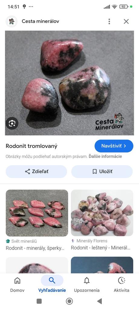 Prsteň s rodonitom,