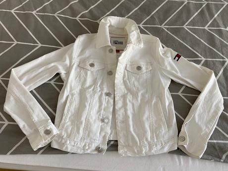 Riflová bunda th, tommy hilfiger,xs