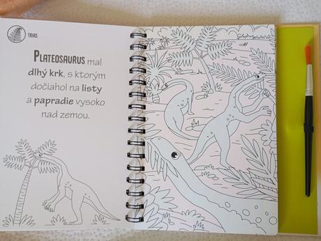Omalovánka dinosaury, 