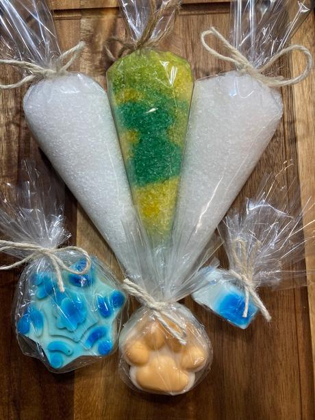 Morska sol do kupela a mydielka na ruky, 