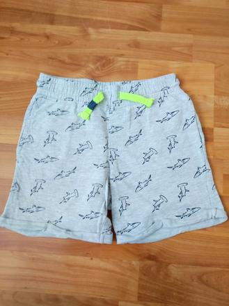 Bavlnené šortky so žralokmi, sinsay,128