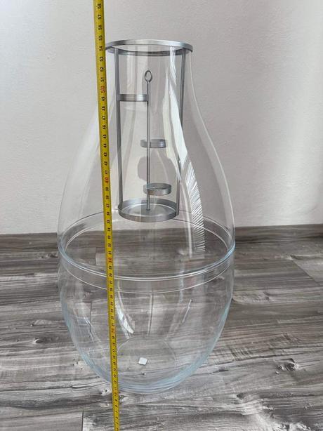 Partylite sklenený veľký svietnik, 