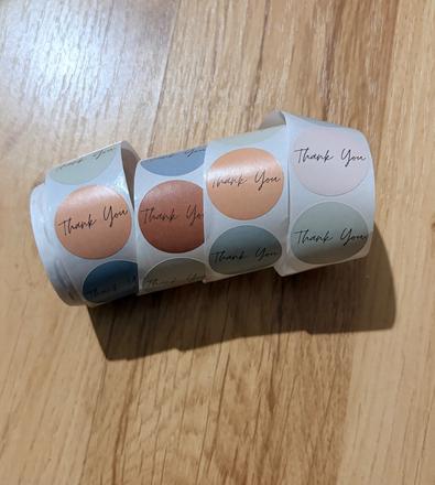 Thank you nálepky, 