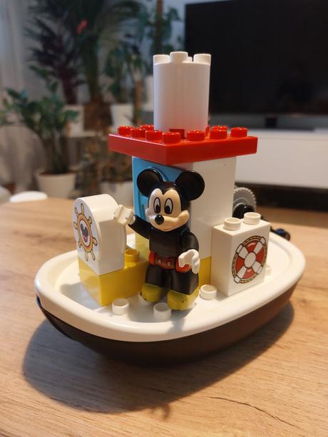 Lego duplo mickey na lodi 10881,