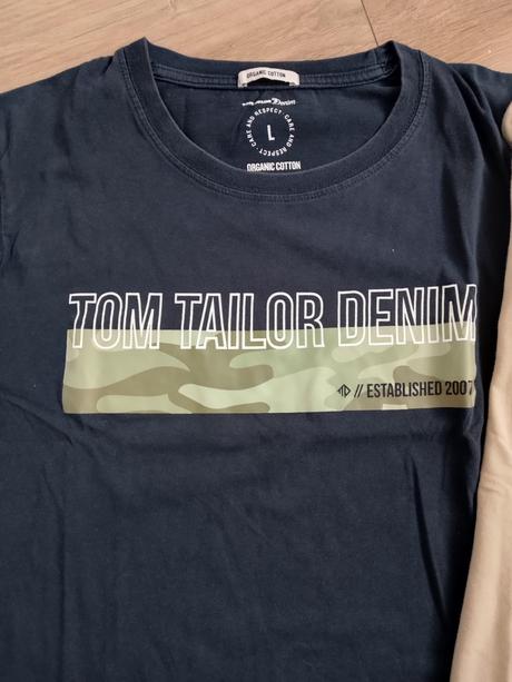 2x tričko, tom tailor,l