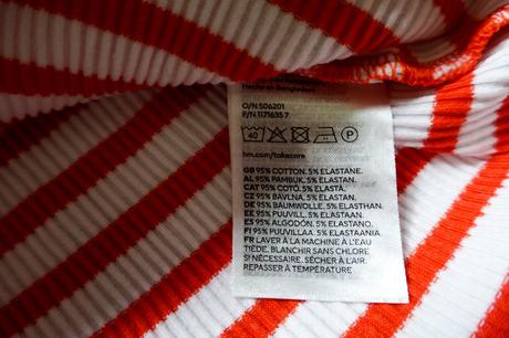 Vrúbkované šaty h&m, h&m,xs