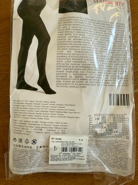 Tehotenské pančuchy, calzedonia,m