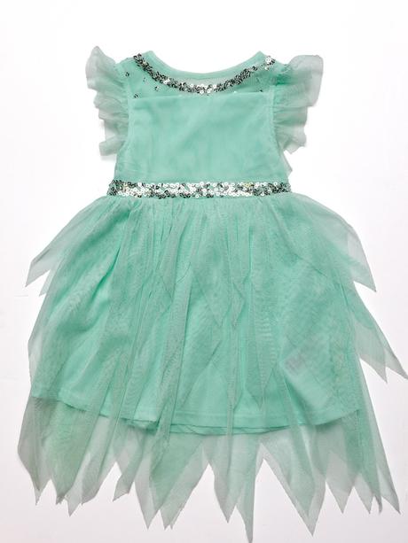 Svetlozelené šaty pre dievčatko bonprix, bonprix,92