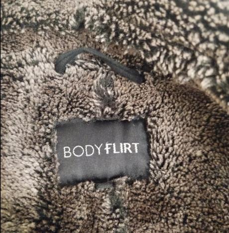 Semišový kabát bodyflirt zateplený kožušinkou, 46