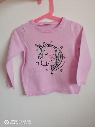 Tenký svetrík jednorožec, bonprix,98
