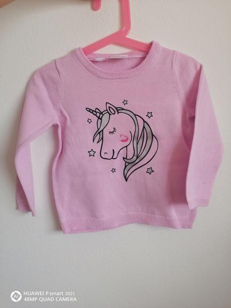 Tenký svetrík jednorožec, bonprix,98