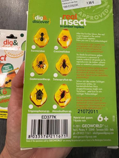 Geoworld - vykop a objav lienka a cvrčok, 