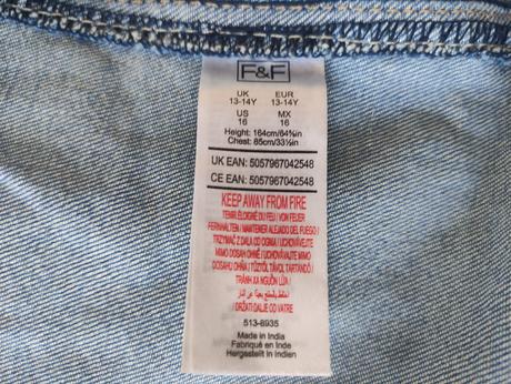 Riflová bunda, f&f,164