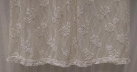 Dámsky predĺžený krémový priesvitný top, cream, xl, xl