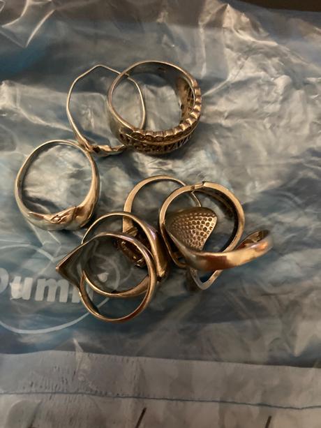 Strieborné prstene,striebro  925,cena za všetky, 