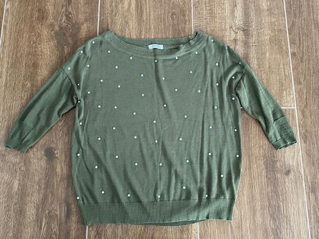Zelený pulover, fracomina,s