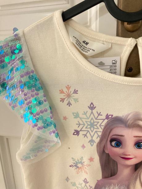 Krásne saty elza, h&m,134