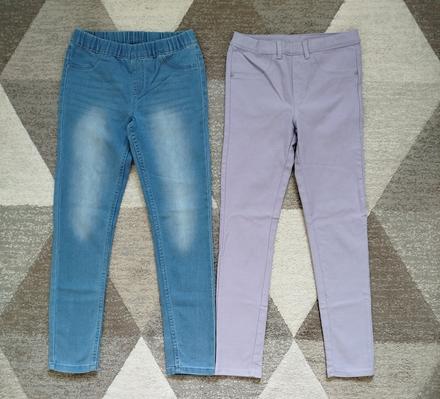 Džegíny 2ks - top stav, tchibo,146