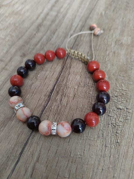 Granát náramok graja,