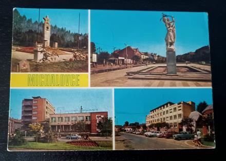 Stará pohľadnica michalovce, 